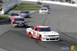 Video of Maryeve Dufault's first Nationwide race: A rising star - Auto123.com was able to follow Maryeve Dufault when she became the first Canadian female race car driver to take the start of the NASCAR Nationwide race held in Montreal.

