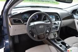 2016 Hyundai Sonata PHEV cockpit