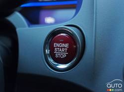 Bouton de démarrage et arrêt du moteur de la Honda CRZ 2016
