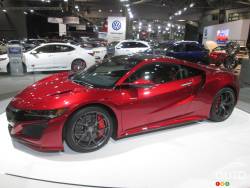 The Acura NSX is one of the supercars that will turn heads at the Quebec City Auto Show.