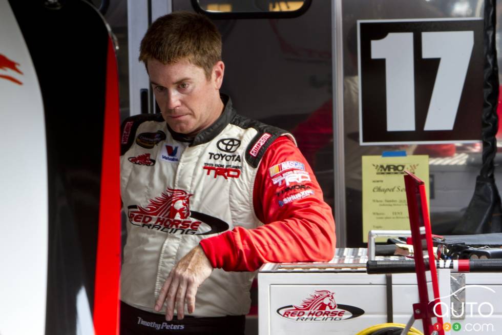 Timothy Peters, Toyota Parts Plus, during Friday practice.