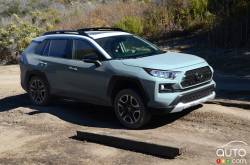 3/4 front view of the 2019 Toyota RAV4 Trail