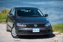 Vue de face de la Volkswagen Jetta 1.4 TSI 2016