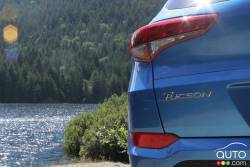 Écusson du modèle de la Hyundai Tucson 2016