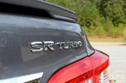 2017 Nissan Sentra SR Turbo trim badge