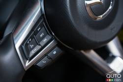 2016 Mazda MX-5 steering wheel mounted audio controls