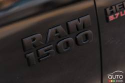 2015 Ram 1500 Black Sport 4x4 manufacturer badge