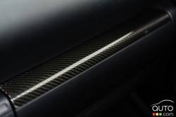 Détail intérieur de la Lexus RC F 2015