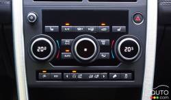 2016 Land Rover Dicovery Sport HSE climate controls