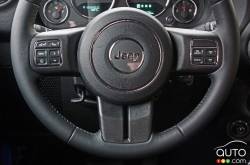 2016 Jeep Wrangler Sport S steering wheel
