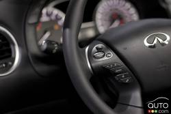 Steering wheel-mounted audio and bluetooth controls