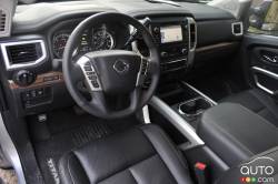 2016 Nissan Titan XD cockpit