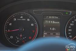Instrumentation de l'Audi Q3 Quattro Technik 2016