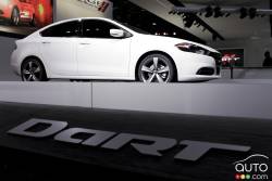 Based on Fiat architecture - Replacing the Dodge Caliber hatchback, the new Dodge Dart sedan offers three engine choices: a turbo 1.4L MultiAir four-cylinder (160 hp), a 2.0L four (160 hp), and a 2.4L four (184 hp). Six-speed manual, automatic and dual-clutch transmissions are available as well.