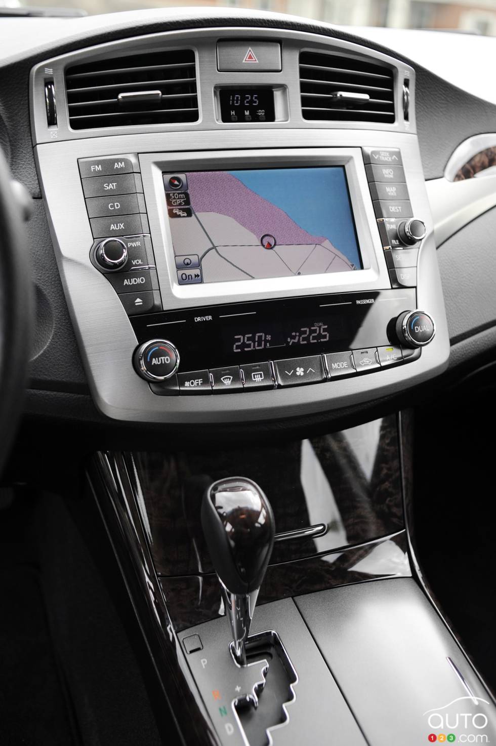 Navigation system screen
