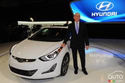 Steve Kelleher, President Hyundai Auto Canada Corp. & 2014 Hyundai Elantra
