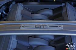 Détail du moteur de la Ford Mustang GT 2016