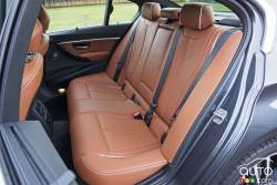 2016 BMW 340i xDrive rear seats