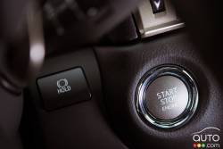 2016 Lexus GS 350 F Sport start and stop engine button
