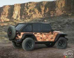 Vue 3/4 arrière Jeep Trailstorm Concept