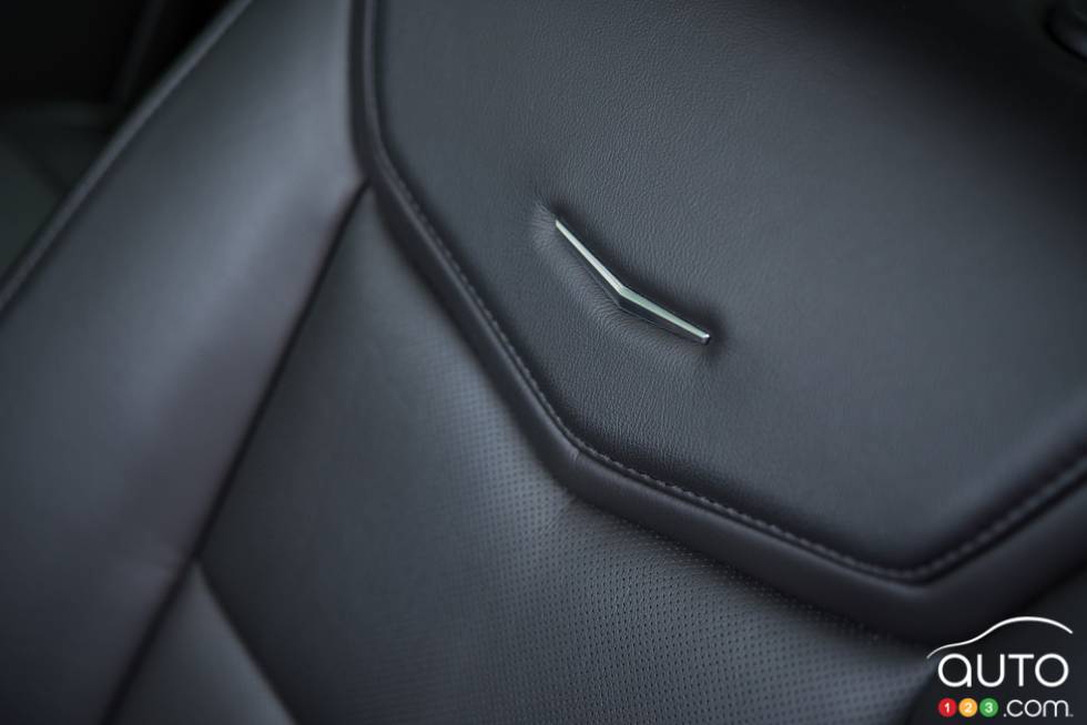 Détail siège de la Cadillac XT5 2016