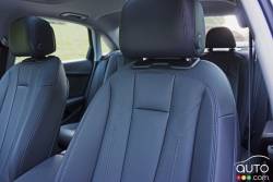 2017 Audi A4 TFSI Quattro seat detail