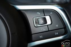 2016 Volkswagen Golf GTI steering wheel mounted audio controls