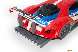 Lego Ford GT race car rear spoiler