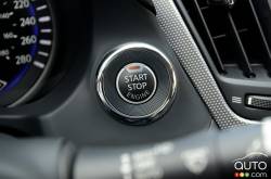 2016 Infiniti Q50 2.0T start and stop engine button