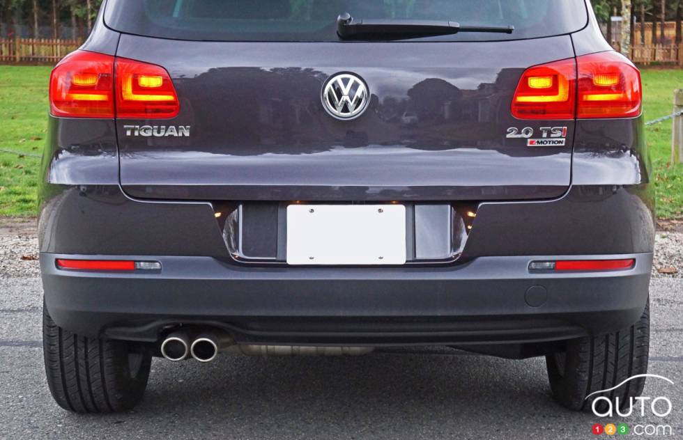 2016 Volkswagen Tiguan TSI Special edition exhaust