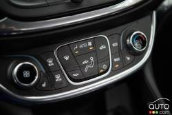 Contrôle du système de climatisation de la Chevrolet Volt 2016