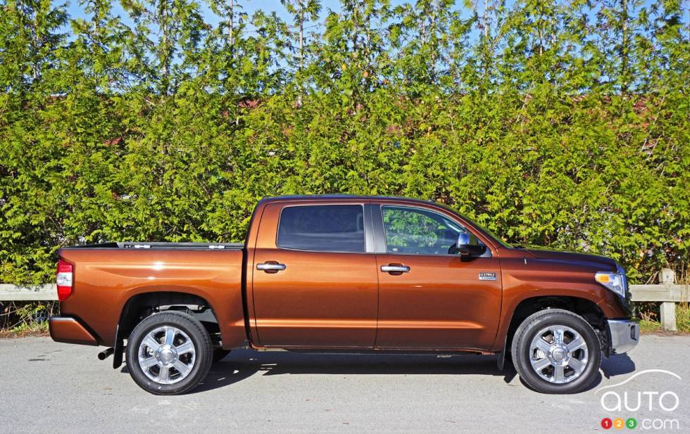 2016 Toyota Tundra 4X4 CrewMax 1794 edition side view
