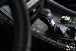 2015 Lexus RC F shift knob