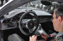 At the wheel of the 2014 Porsche 911 GT3