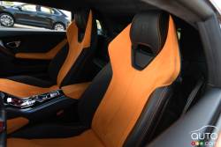 Sièges avant de la Lamborghini Huracan 2015