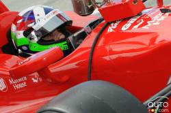 Dario Franchitti, Target Chip Ganassi Racing in the pits