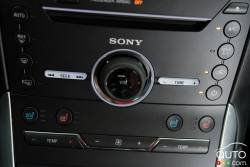 2015 Ford Edge Titanium audio system controls