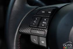2015 Mazda 3 GT steering wheel mounted audio controls