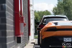 Feux arrière de la Lamborghini Huracan 2015