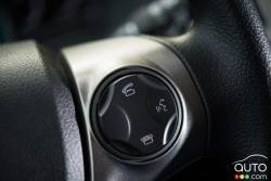 2016 Toyota Venza Redwood edition steering wheel detail