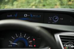 Instrumentation de la Honda Civic Touring 2015