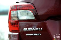 Écusson du manufacturier de la Subaru Outback 2016