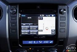 2016 Toyota Tundra 4X4 CrewMax 1794 edition infotainement display