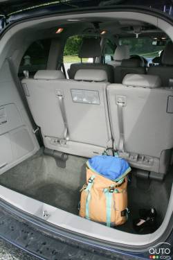 2016 Honda Odyssey Touring trunk