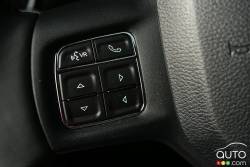 2015 Ram 2500 Power Wagon steering wheel mounted audio controls