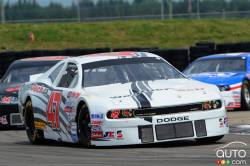 L.P. Dumoulin, WeatherTech Canada/Bellemare Dodge during qualifying