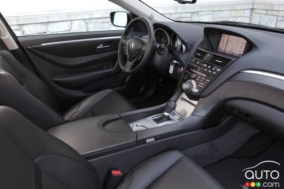 Dashboard and front seats