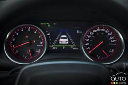 Speedometer of the 2018 Toyota Camry XSE
