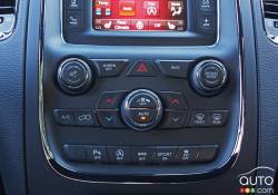 Contrôle du système de climatisation du Dodge Durango SXT 2016