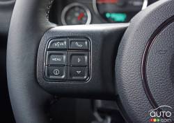 2016 Jeep Wrangler Sport S steering wheel mounted audio controls
